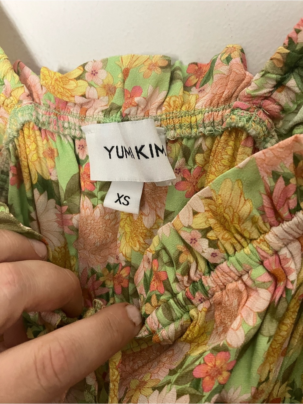 YUMI KIM Libby Dress in Sunny‎ Meadows Yellow Floral Size XS - Picture 4 of 5